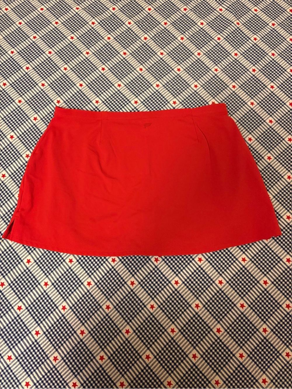 Fabletics Heated Red PureLuxe Ultra Mini Skirt